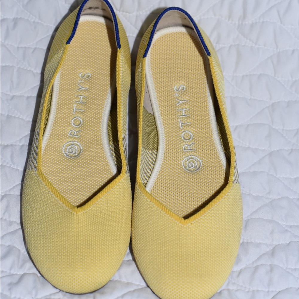 Yellow Rothy’s 7.5 womens